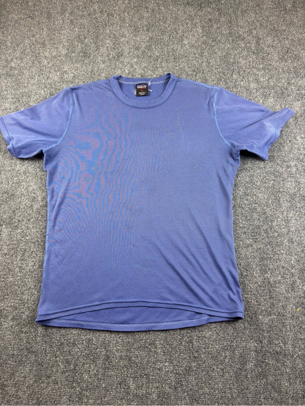 PATAGONIA Mens Blue/Purple Short sleeve Capilene Shirt size: Medium